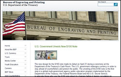 The US Bureau of Engraving and Printing